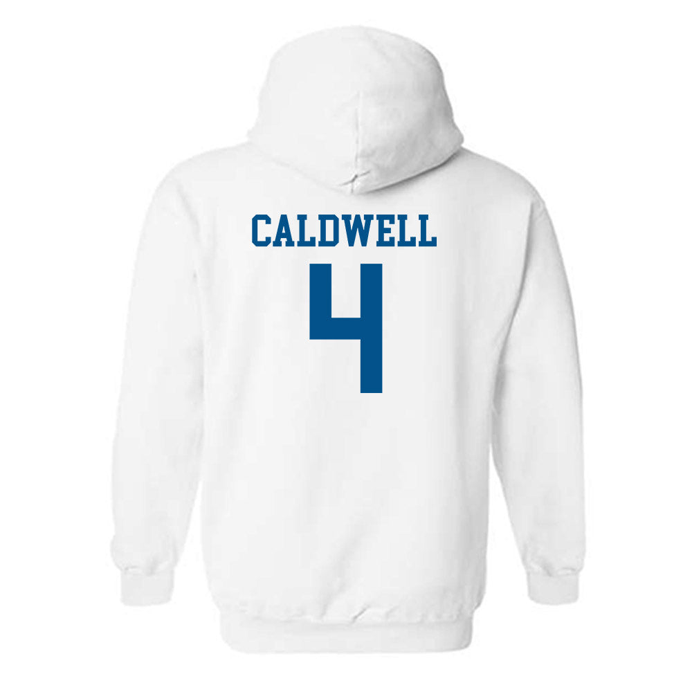 Delaware - NCAA Women's Basketball : London Caldwell - Classic Shersey Hooded Sweatshirt-1