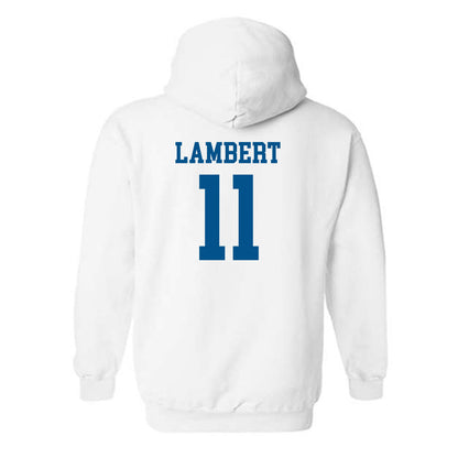 Delaware - NCAA Baseball : Luke Lambert - Classic Shersey Hooded Sweatshirt-1