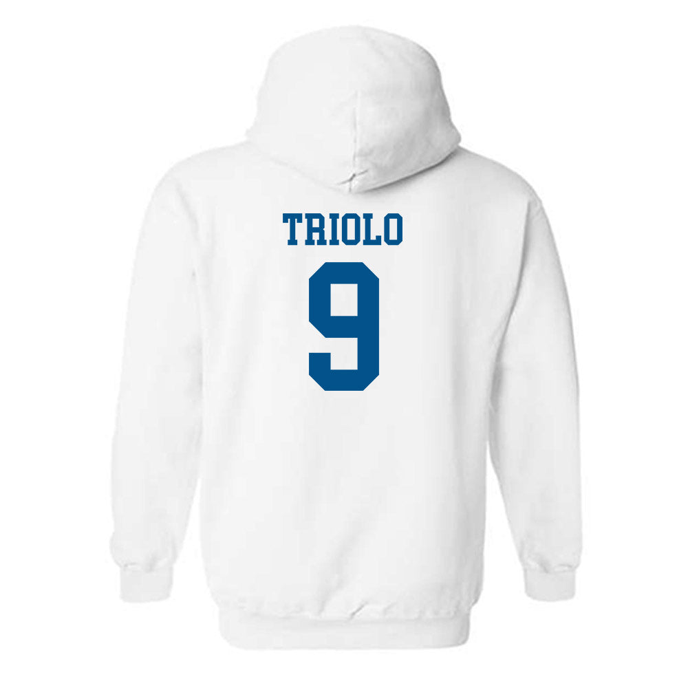 Delaware - NCAA Men's Lacrosse : Matt Triolo - Classic Shersey Hooded Sweatshirt-1