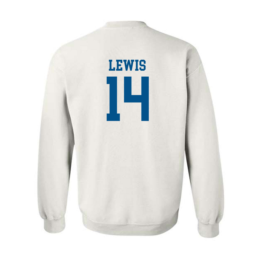 Delaware - NCAA Football : Donovan Lewis - Classic Shersey Crewneck Sweatshirt-1