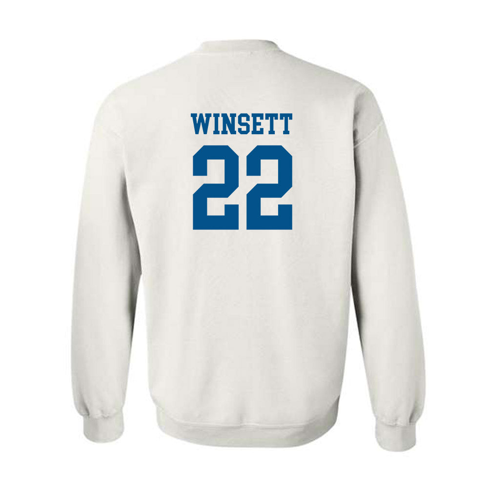 Delaware - NCAA Baseball : Sam Winsett - Classic Shersey Crewneck Sweatshirt-1