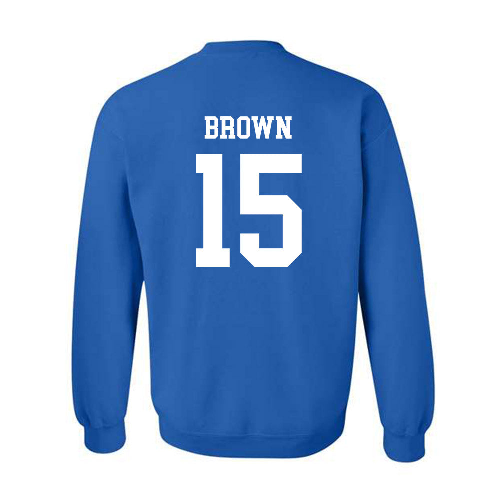 Memphis - NCAA Softball : Faith Brown - Classic Fashion Shersey Crewneck Sweatshirt-1