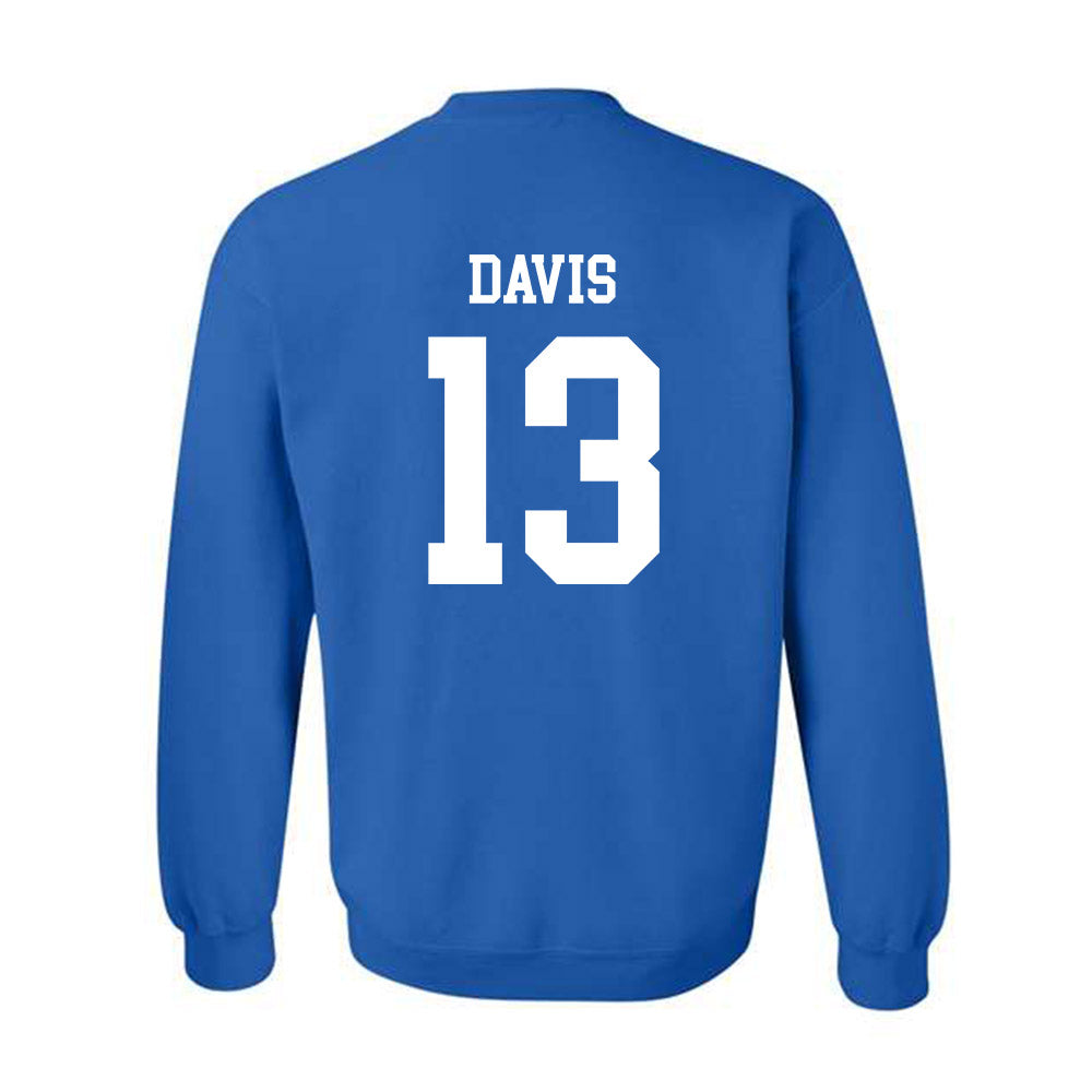 Memphis - NCAA Football : Jemyri Davis - Classic Fashion Shersey Crewneck Sweatshirt-1