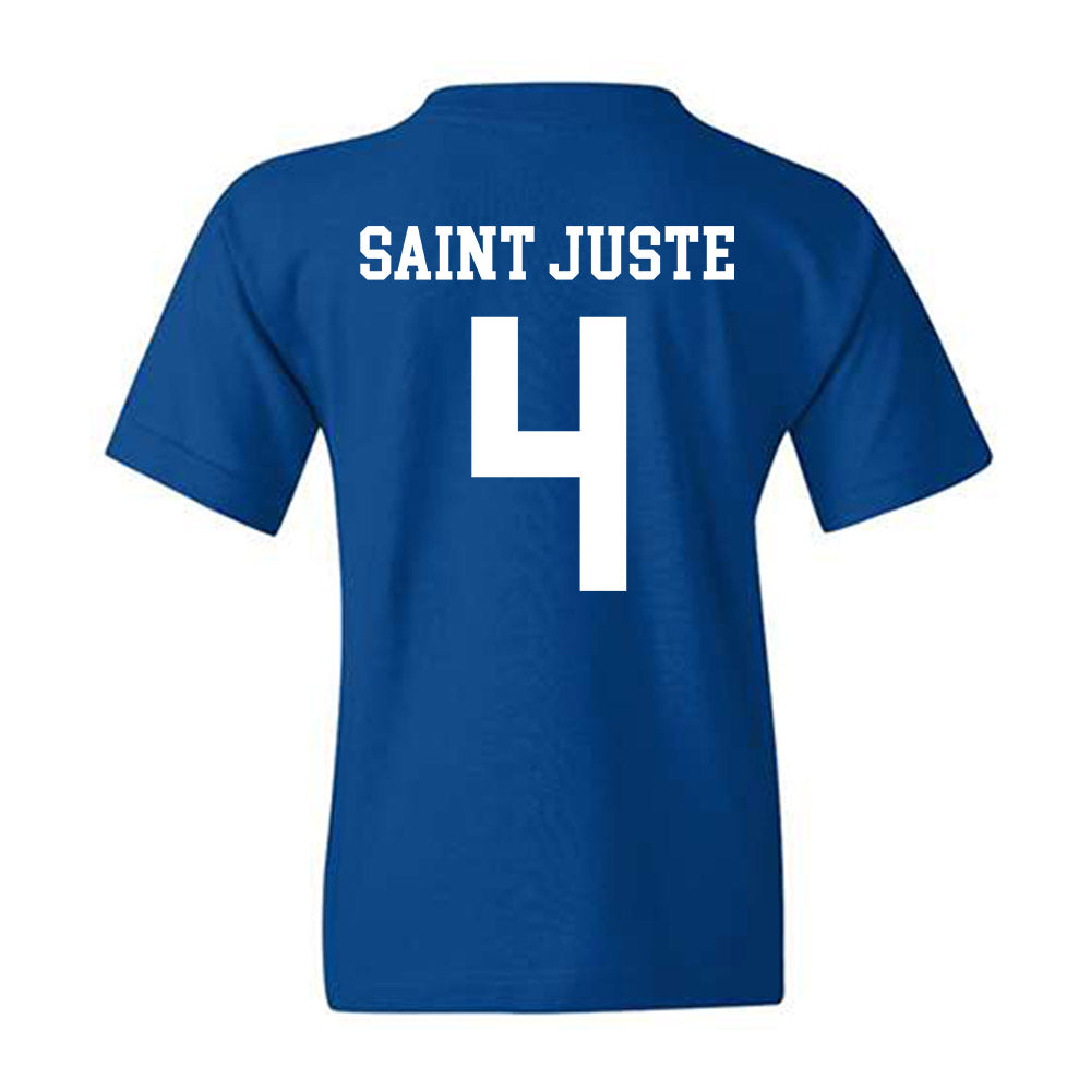 Memphis - NCAA Men's Soccer : Junior Saint Juste - Classic Fashion Shersey Youth T-Shirt-1