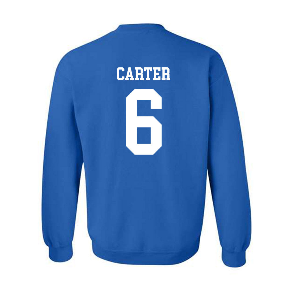 Memphis - NCAA Football : Jaylin Carter - Classic Fashion Shersey Crewneck Sweatshirt-1