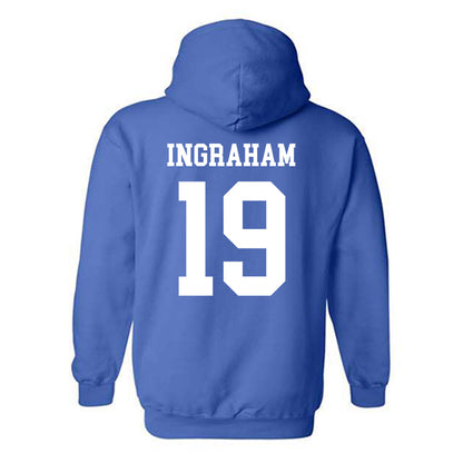 Memphis - NCAA Men's Basketball : Tariq Ingraham - Classic Fashion Shersey Hooded Sweatshirt-1