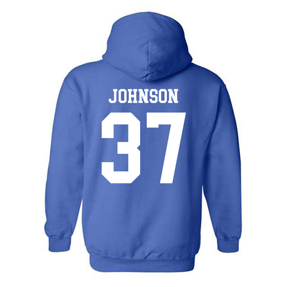 Memphis - NCAA Football : Jacory Johnson - Classic Fashion Shersey Hooded Sweatshirt-1