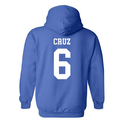 Memphis - NCAA Men's Soccer : Henrique Cruz - Classic Fashion Shersey Hooded Sweatshirt-1