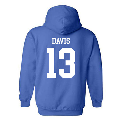 Memphis - NCAA Football : Jemyri Davis - Classic Fashion Shersey Hooded Sweatshirt-1
