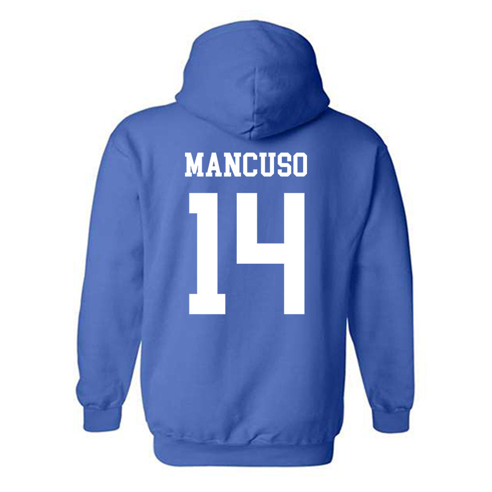 Memphis - NCAA Men's Soccer : Thomas Mancuso - Classic Fashion Shersey Hooded Sweatshirt-1