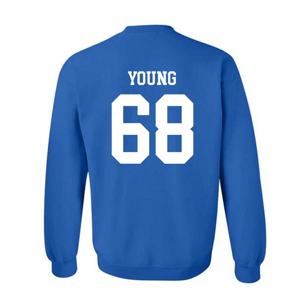 Memphis - NCAA Football : Jonathan Young - Classic Fashion Shersey Crewneck Sweatshirt-1