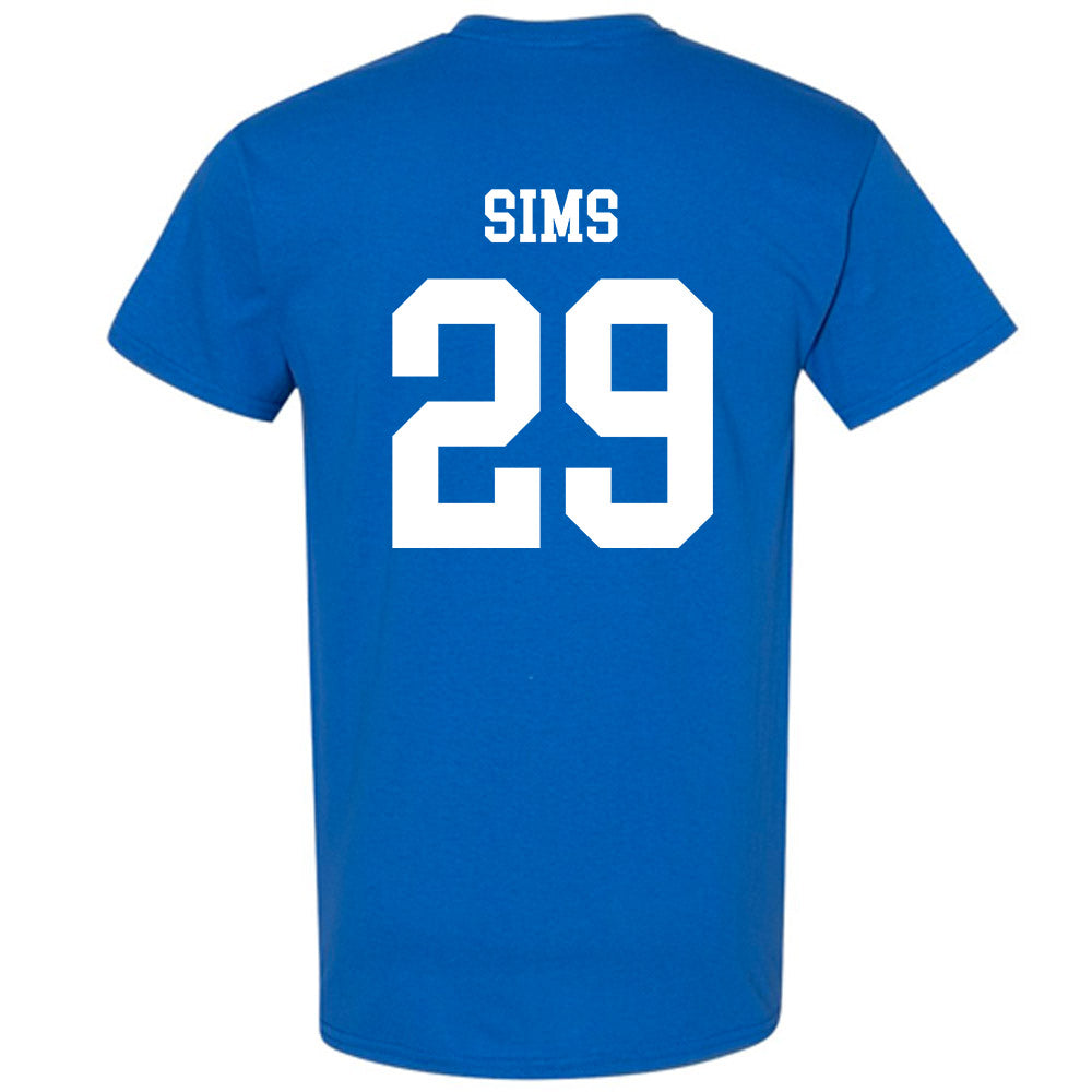 Memphis - NCAA Football : Tim Sims - Classic Fashion Shersey T-Shirt-1