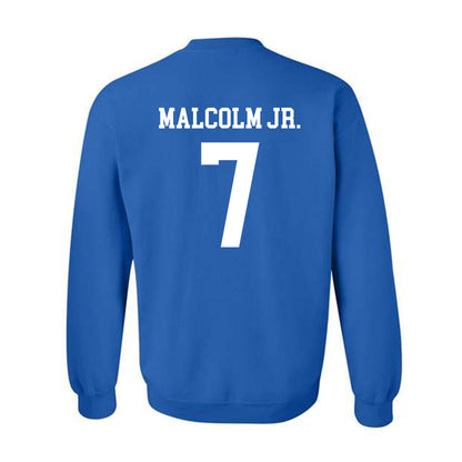 Memphis - NCAA Football : Darius Malcolm Jr. - Classic Fashion Shersey Crewneck Sweatshirt-1