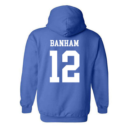 Memphis - NCAA Men's Soccer : Carson Banham - Classic Fashion Shersey Hooded Sweatshirt-1