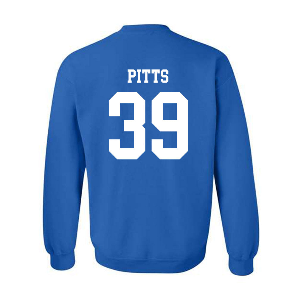 Memphis - NCAA Baseball : Jack Pitts - Classic Fashion Shersey Crewneck Sweatshirt-1