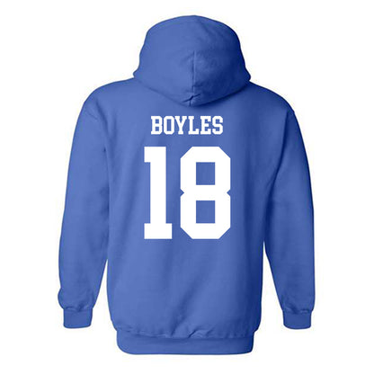 Memphis - NCAA Women's Volleyball : ZaNiya Boyles - Classic Fashion Shersey Hooded Sweatshirt-1