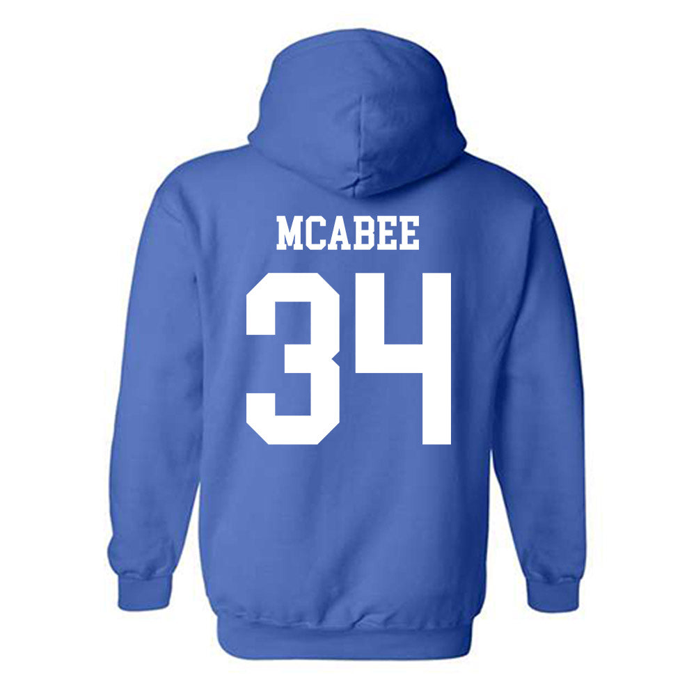 Memphis - NCAA Baseball : Brady McAbee - Classic Fashion Shersey Hooded Sweatshirt-1