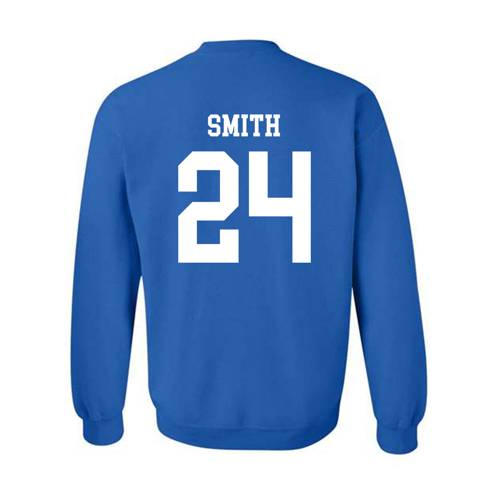 Memphis - NCAA Women's Basketball : Tamya Smith - Classic Fashion Shersey Crewneck Sweatshirt-1