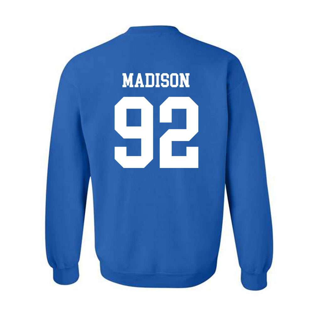 Memphis - NCAA Football : JaQuentin Madison - Classic Fashion Shersey Crewneck Sweatshirt-1