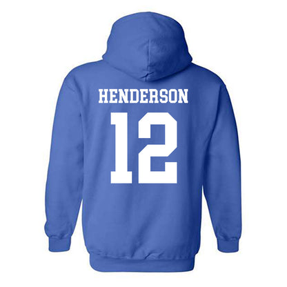 Memphis - NCAA Women's Volleyball : Janyah Henderson - Classic Fashion Shersey Hooded Sweatshirt-1