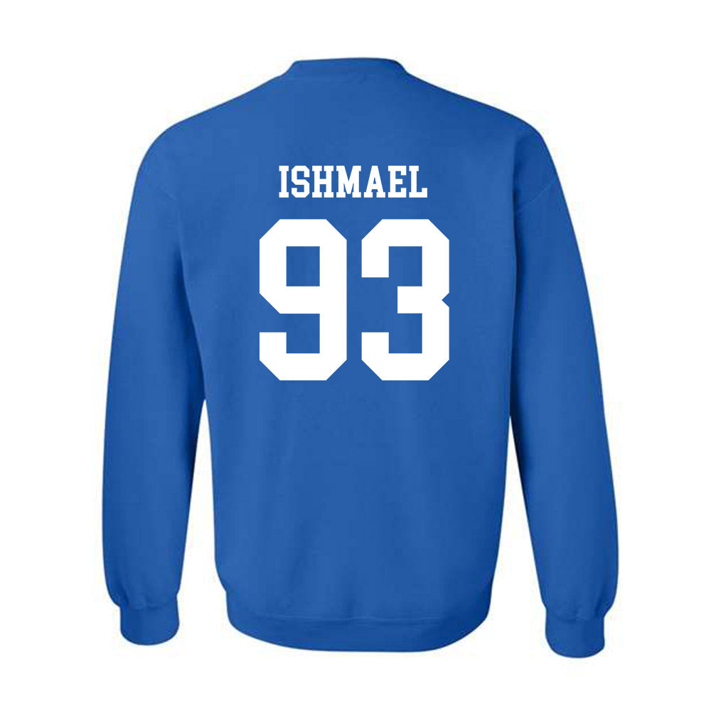 Memphis - NCAA Football : Jabari Ishmael - Classic Fashion Shersey Crewneck Sweatshirt-1