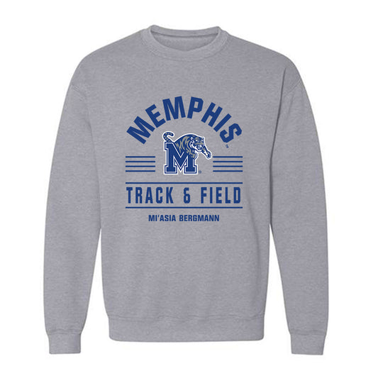 Memphis - NCAA Women's Track & Field : Mi'Asia Bergmann - Classic Fashion Shersey Crewneck Sweatshirt
