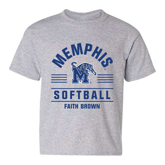 Memphis - NCAA Softball : Faith Brown - Classic Fashion Shersey Youth T-Shirt-0