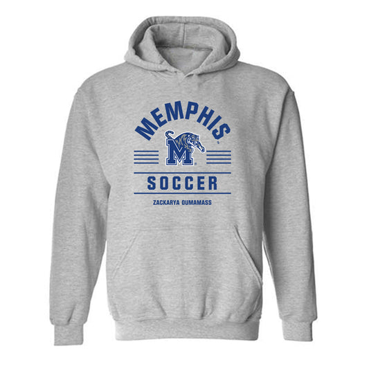 Memphis - NCAA Men's Soccer : Zackarya Oumamass - Classic Fashion Shersey Hooded Sweatshirt-0