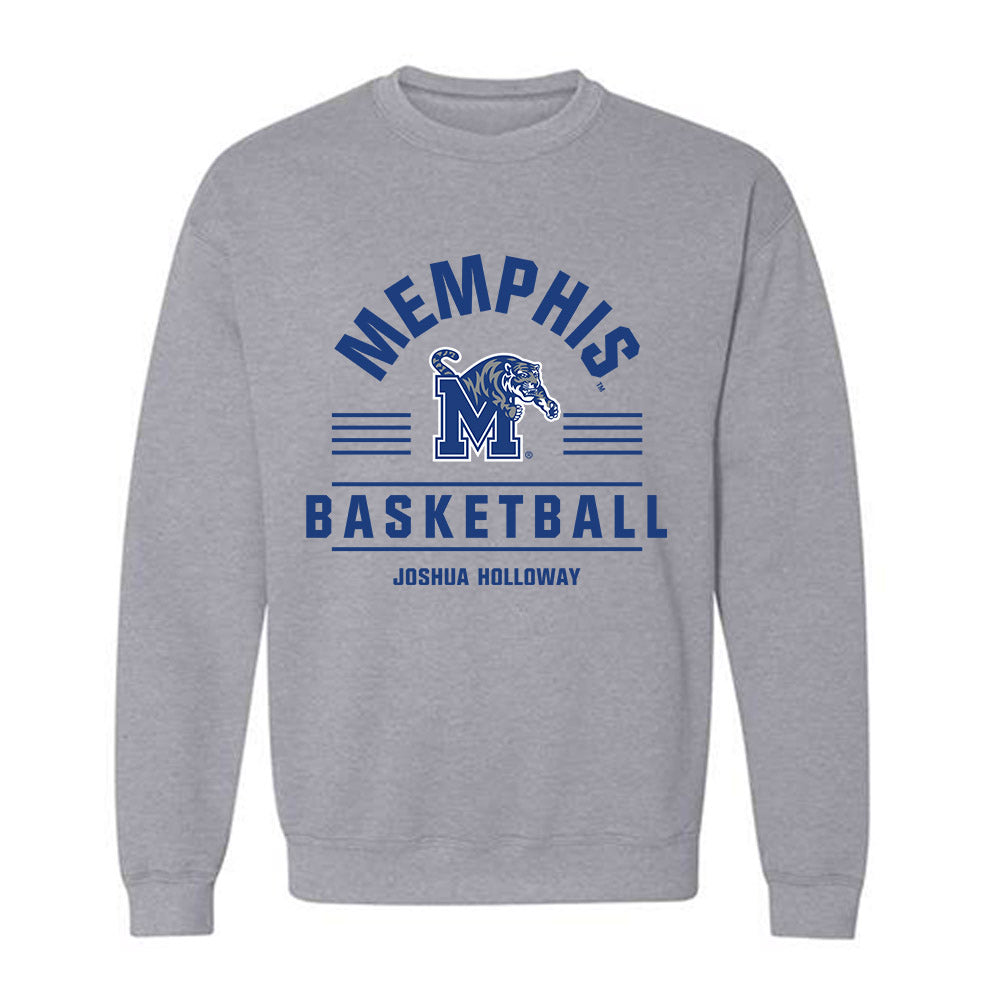 Memphis - NCAA Men's Basketball : Joshua Holloway - Classic Fashion Shersey Crewneck Sweatshirt-0