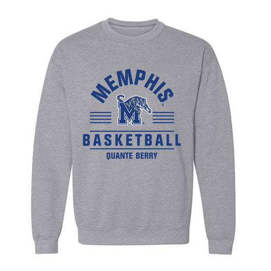 Memphis - NCAA Men's Basketball : Quante Berry - Classic Fashion Shersey Crewneck Sweatshirt-0
