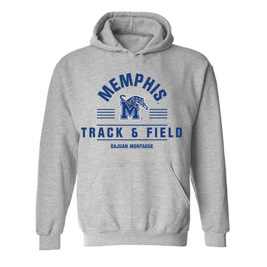 Memphis - NCAA Men's Track & Field : Dajuan Montague - Classic Fashion Shersey Hooded Sweatshirt-0