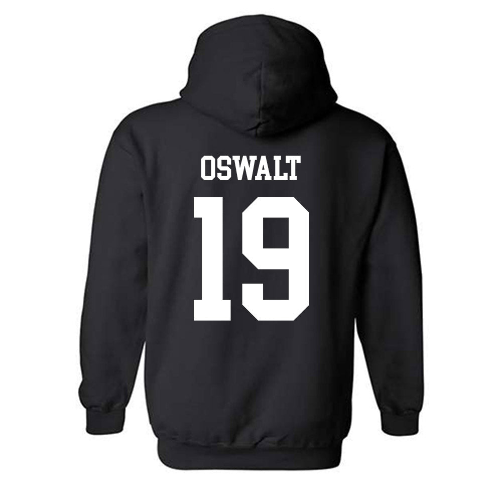 Memphis - NCAA Baseball : Davis Oswalt - Classic Fashion Shersey Hooded Sweatshirt-1