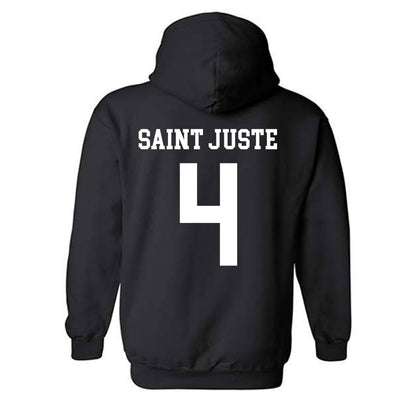 Memphis - NCAA Men's Soccer : Junior Saint Juste - Classic Fashion Shersey Hooded Sweatshirt-1