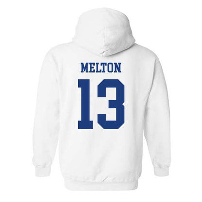Memphis - NCAA Women's Basketball : Lily Melton - Classic Fashion Shersey Hooded Sweatshirt-1