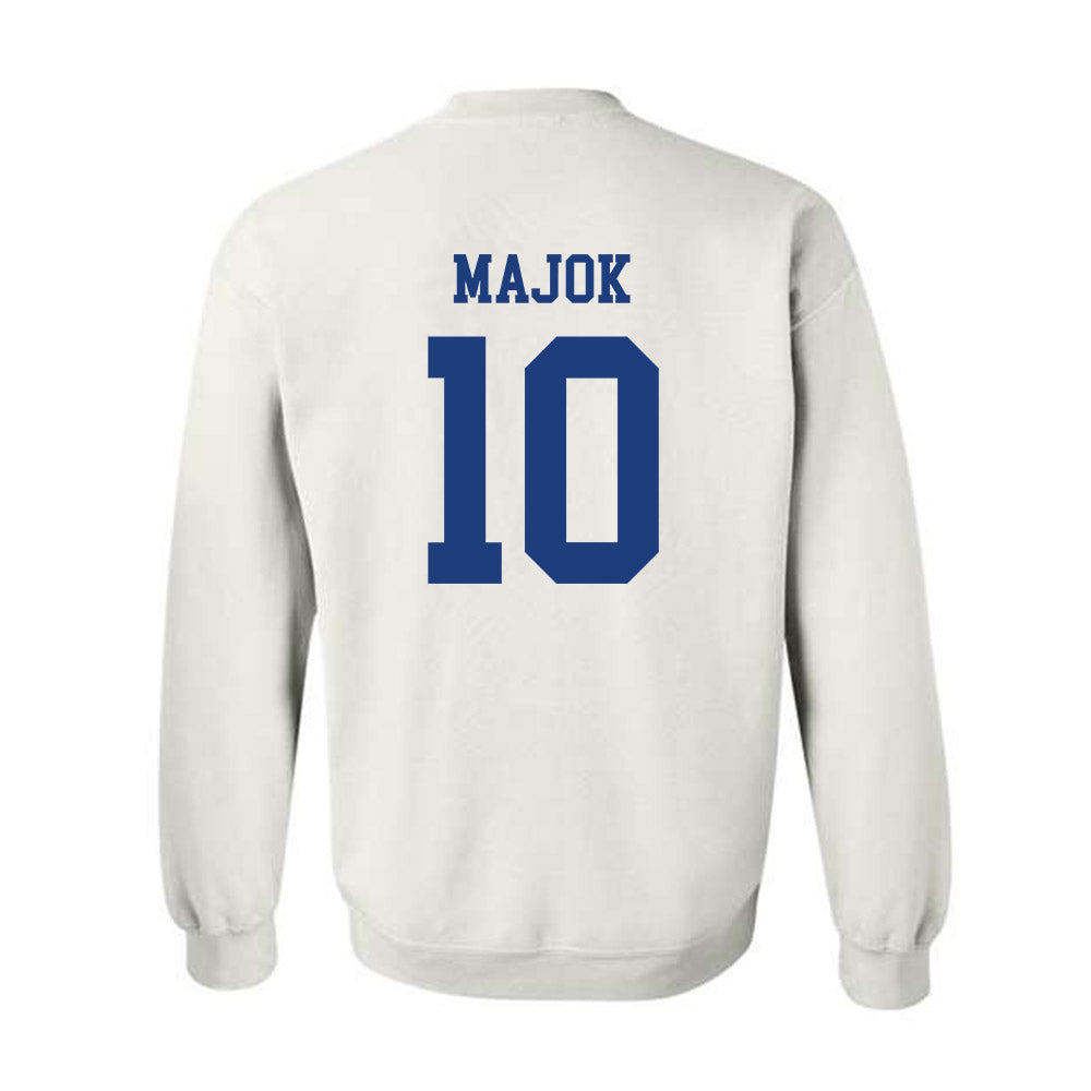 Memphis - NCAA Men's Basketball : Simon Majok - Classic Fashion Shersey Crewneck Sweatshirt-1