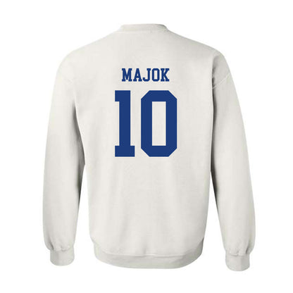 Memphis - NCAA Men's Basketball : Simon Majok - Classic Fashion Shersey Crewneck Sweatshirt-1