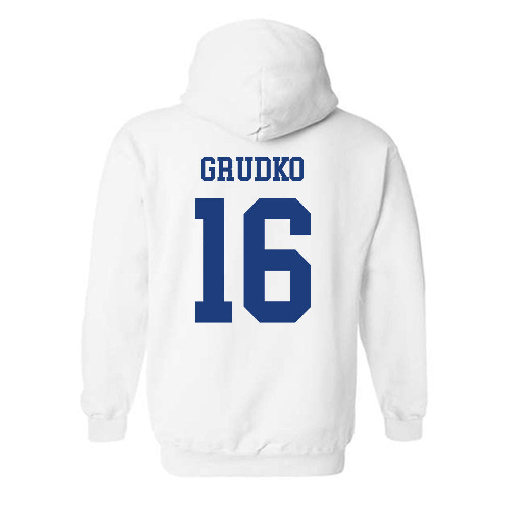 Memphis - NCAA Men's Soccer : Anthony Grudko - Classic Fashion Shersey Hooded Sweatshirt-1