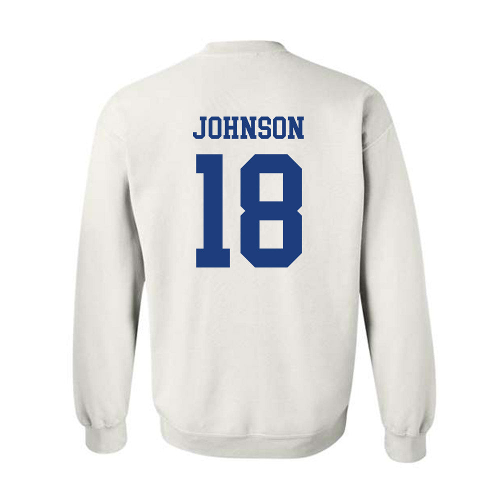 Memphis - NCAA Football : TJ Johnson - Classic Fashion Shersey Crewneck Sweatshirt-1