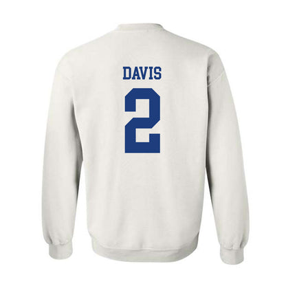 Memphis - NCAA Men's Basketball : Zach Davis - Classic Fashion Shersey Crewneck Sweatshirt-1