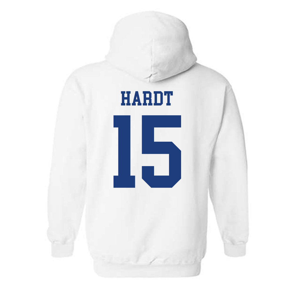 Memphis - NCAA Women's Volleyball : Amanda Hardt - Classic Fashion Shersey Hooded Sweatshirt-1
