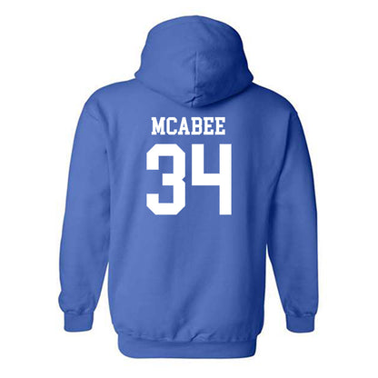 Memphis - NCAA Baseball : Brady McAbee - Classic Shersey Hooded Sweatshirt-1