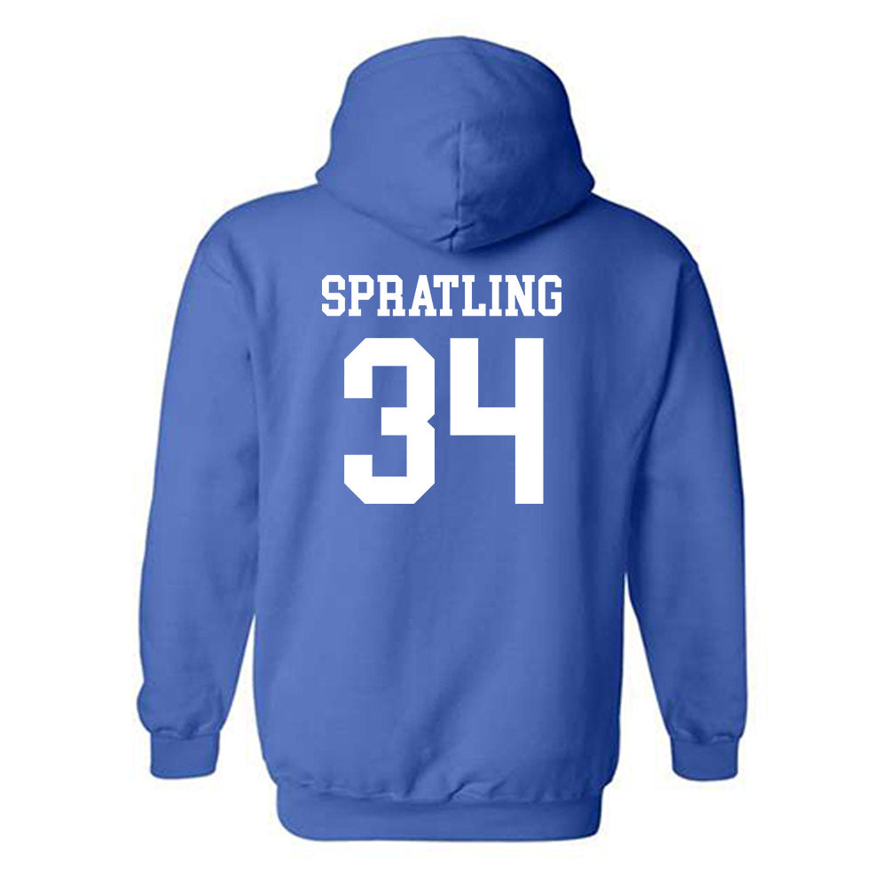 Memphis - NCAA Football : Kadan Spratling - Classic Shersey Hooded Sweatshirt-1