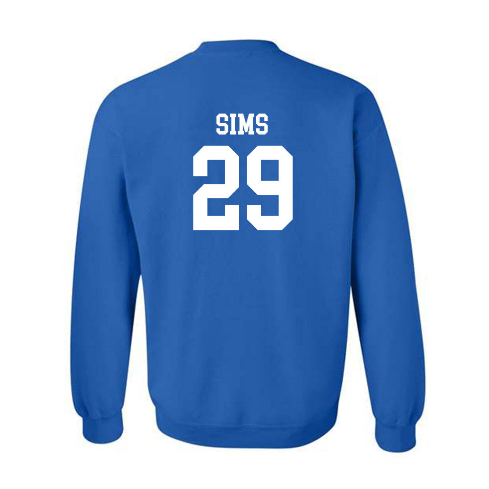 Memphis - NCAA Football : Tim Sims - Classic Shersey Crewneck Sweatshirt-1