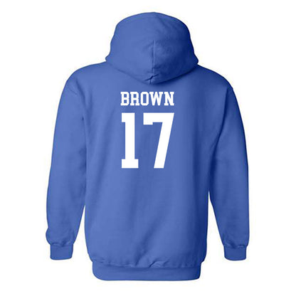Memphis - NCAA Football : Alante Brown - Classic Shersey Hooded Sweatshirt-1