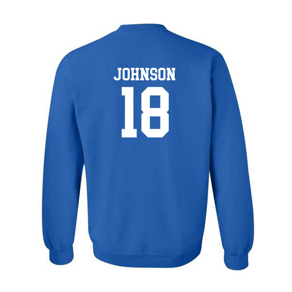 Memphis - NCAA Football : TJ Johnson - Classic Shersey Crewneck Sweatshirt-1