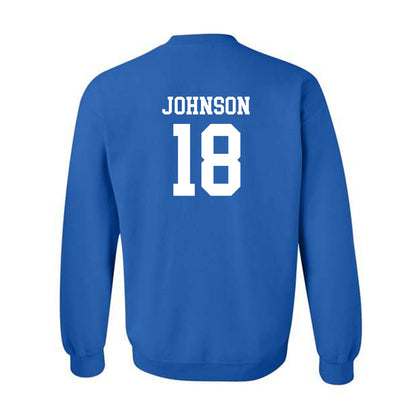 Memphis - NCAA Football : TJ Johnson - Classic Shersey Crewneck Sweatshirt-1