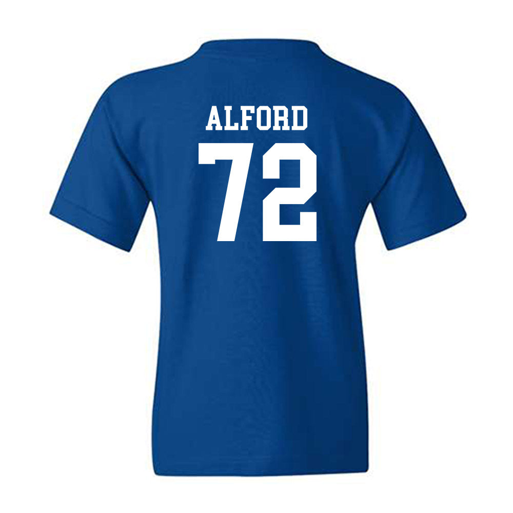 Memphis - NCAA Football : Eddie Alford - Classic Shersey Youth T-Shirt-1