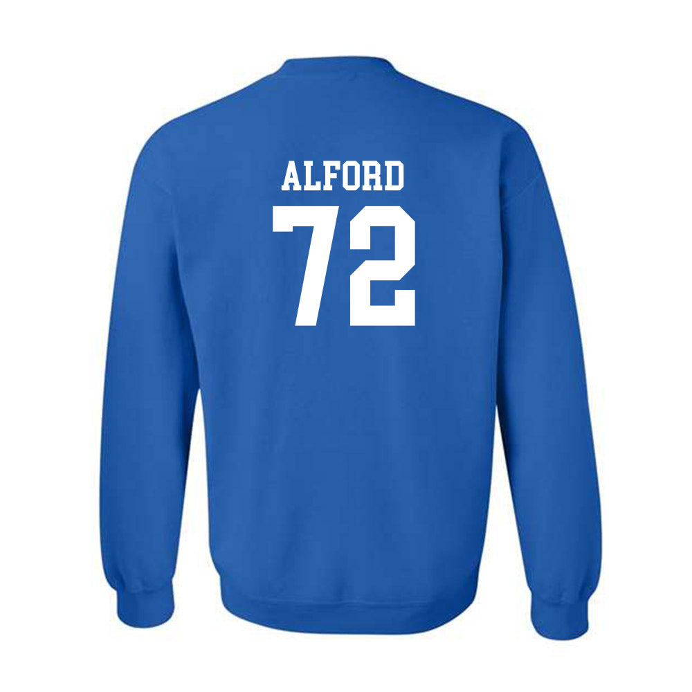 Memphis - NCAA Football : Eddie Alford - Classic Shersey Crewneck Sweatshirt-1
