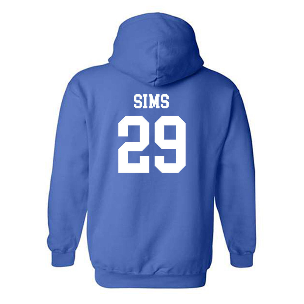 Memphis - NCAA Football : Tim Sims - Classic Shersey Hooded Sweatshirt-1