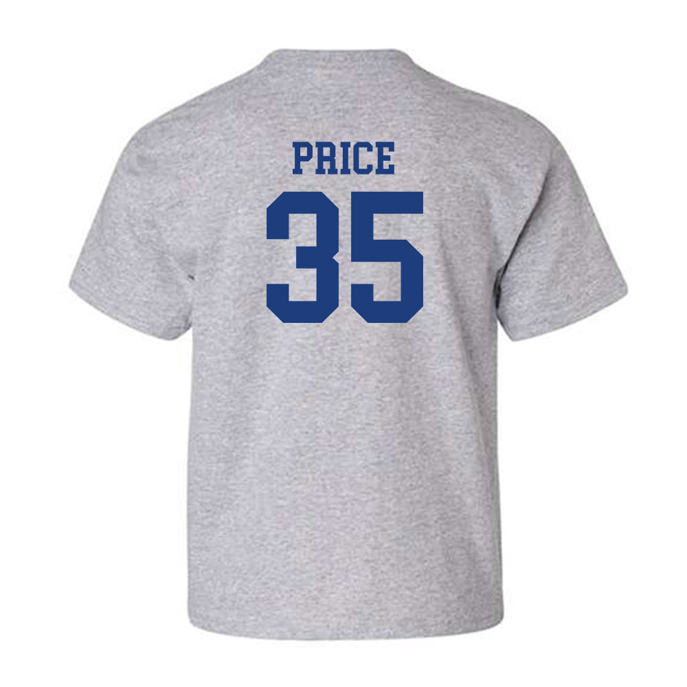Memphis - NCAA Baseball : Parker Price - Classic Shersey Youth T-Shirt-1